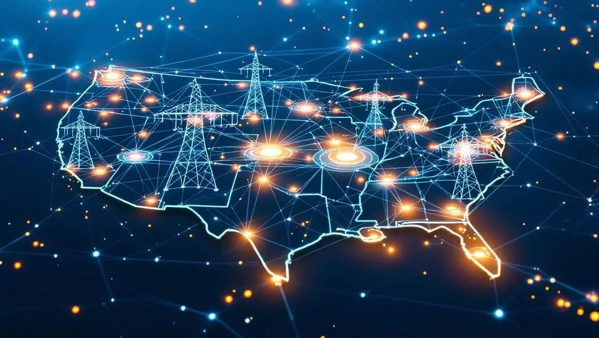 Simplified us electrical grid network power stations transmission ai driven optimization