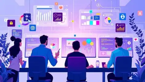 Cybersecurity professionals analyzing data ai privacy shields collaboration