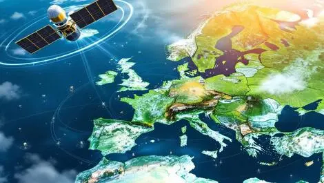 Satellite orbiting europe iot connectivity sensors devices rural urban