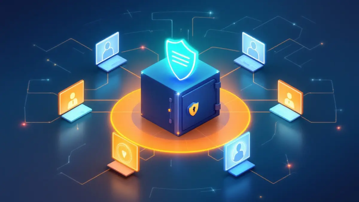 Secure digital vault with shield protecting digital identities network