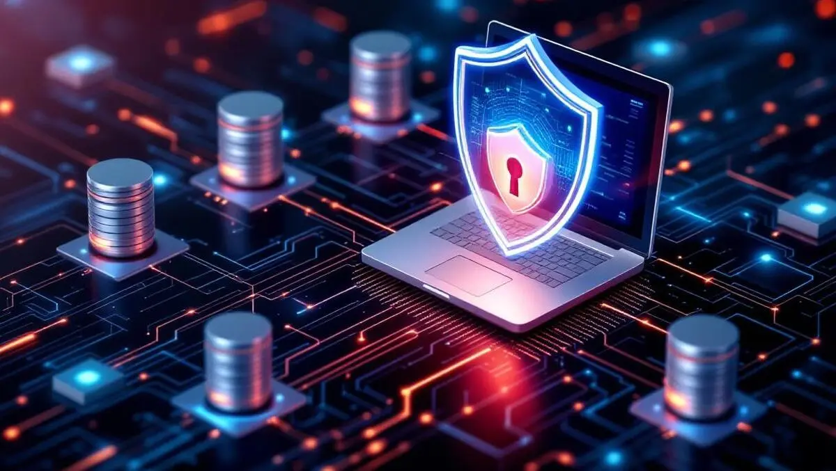 Realistic secure digital network interconnected servers shield cybersecurity domain protection