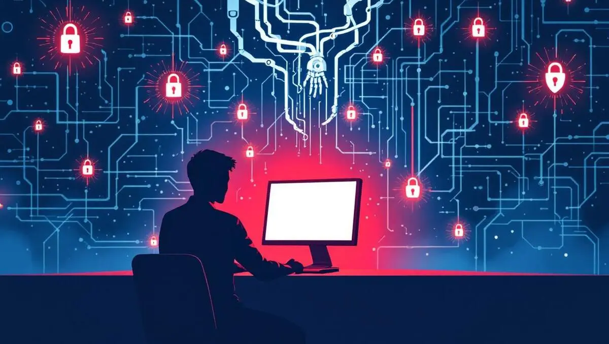 Moody ai cyber attack human at computer tangled paths security
