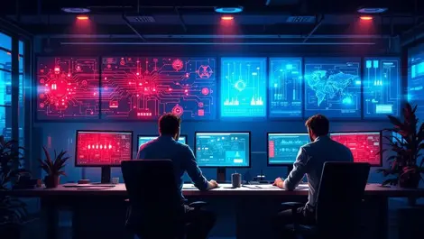 It control room cyberattack recovery blue network resilience