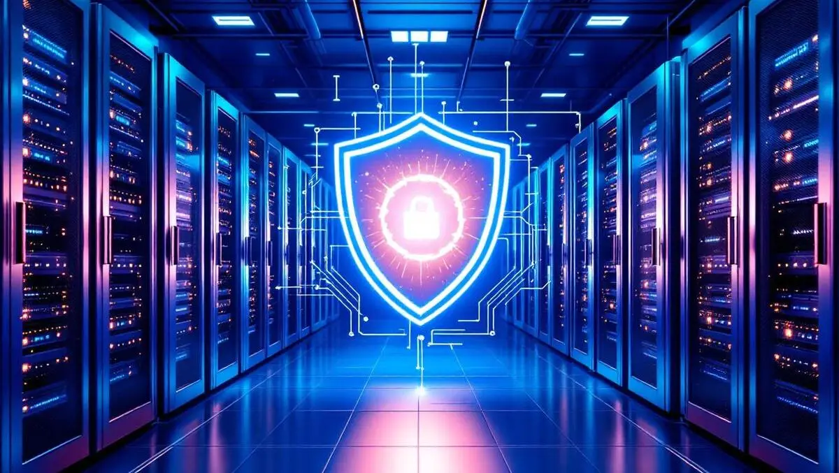 Modern datacenter bare metal racks secure cloud backup shield