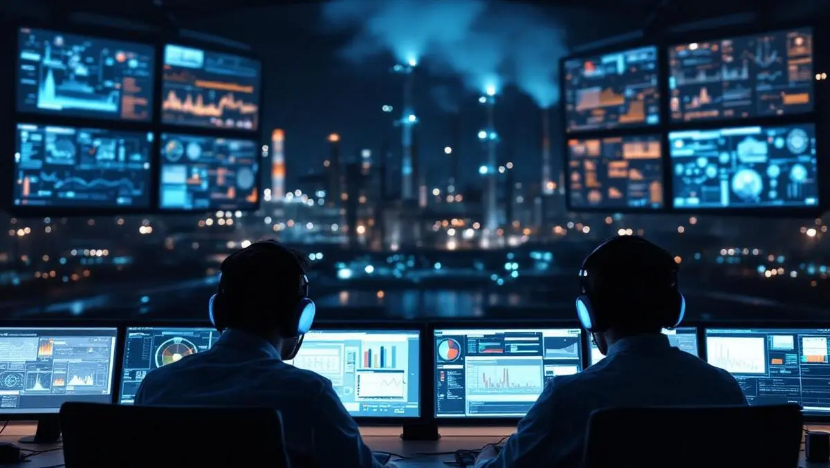 Uk industrial control room night scada operators cyber defence
