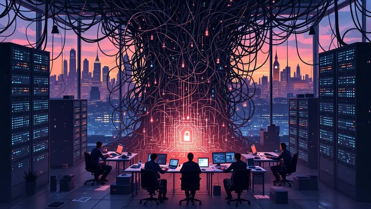 Moody uk office it team chaotic cables servers ai security core