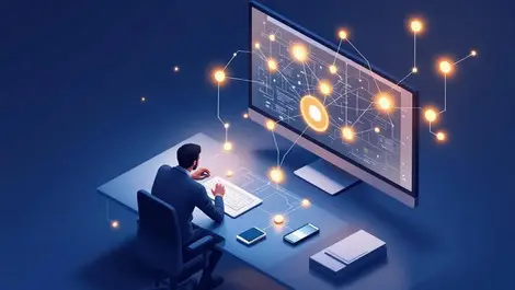 Isometric engineer graph database central node data retrieval