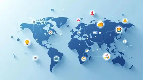 Global risk dashboard health safety incidents across world map