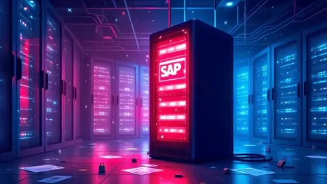 Moody sap server room red rack weak security cracked shields
